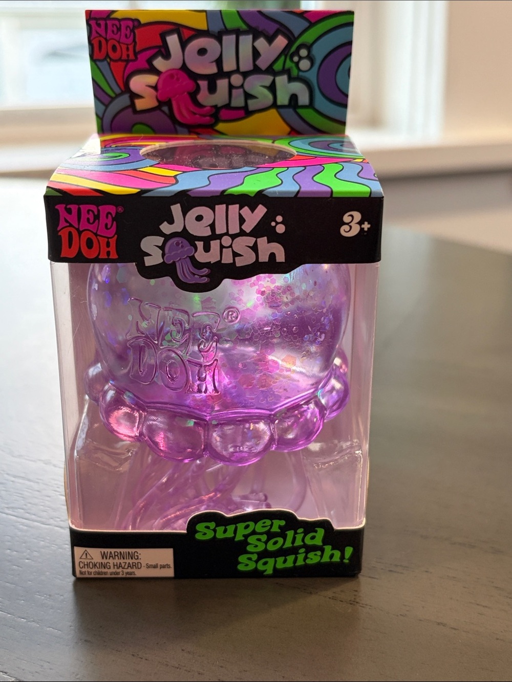 NEE DOH JELLY Squish Sensory Toy — Purple